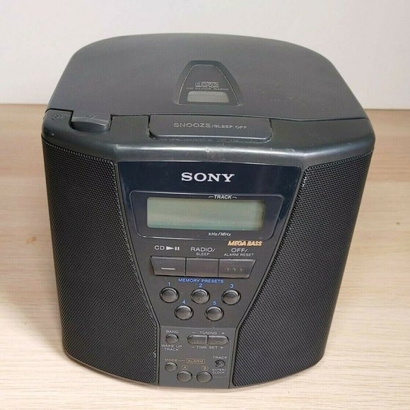Sony Other - Sony Mega Bass Alarm Clock Radio CD Player Model No. ICF-CD833